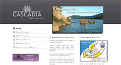 Desktop Screenshot of cascadia-development.com